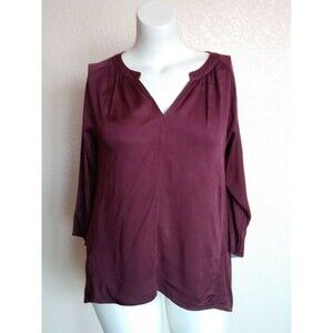 Michael Stars Tunic Top M Burgundy Red M New